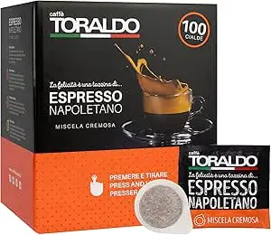 100 Cialde ESE 44mm Toraldo Cremosa