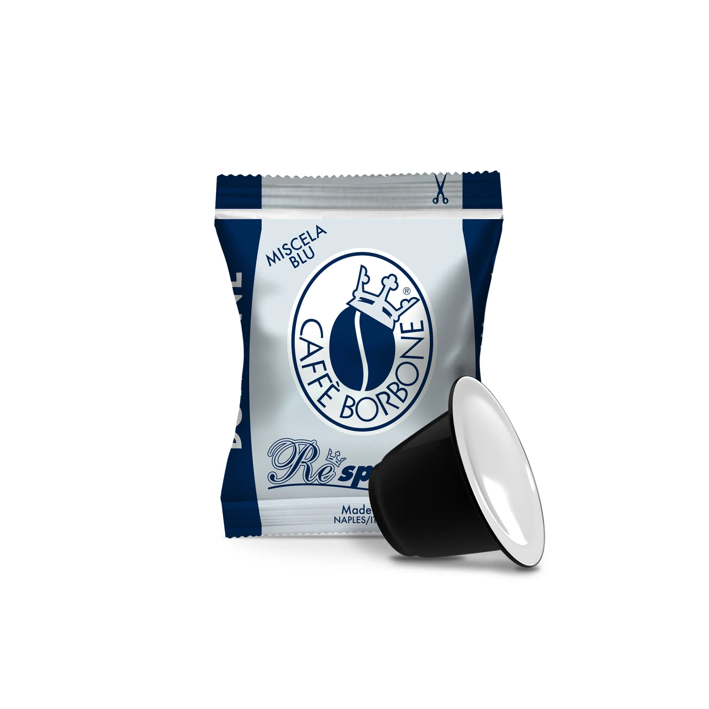 100 Capsule Respresso Borbone Blu compatibili Nespresso