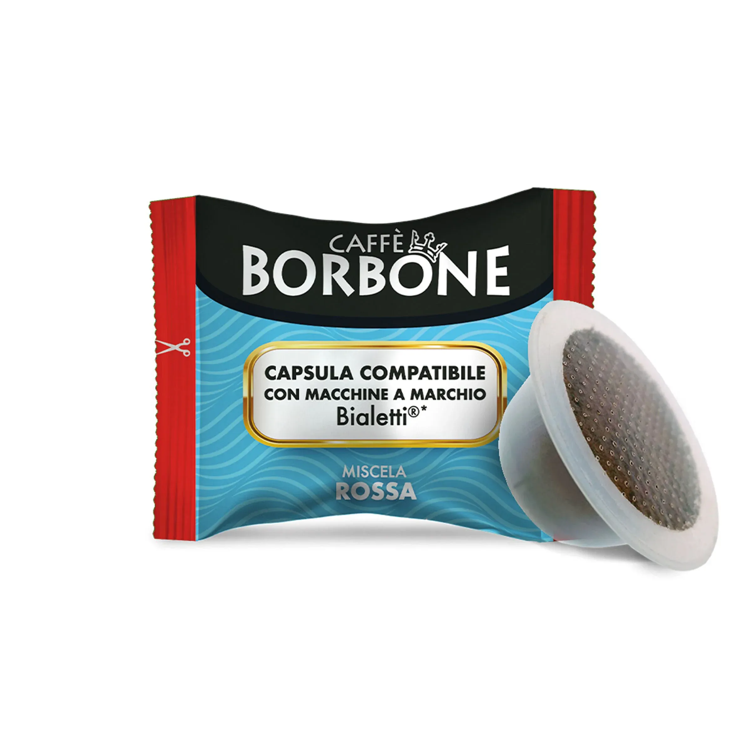 100 Capsule Bialetti Borbone Rossa
