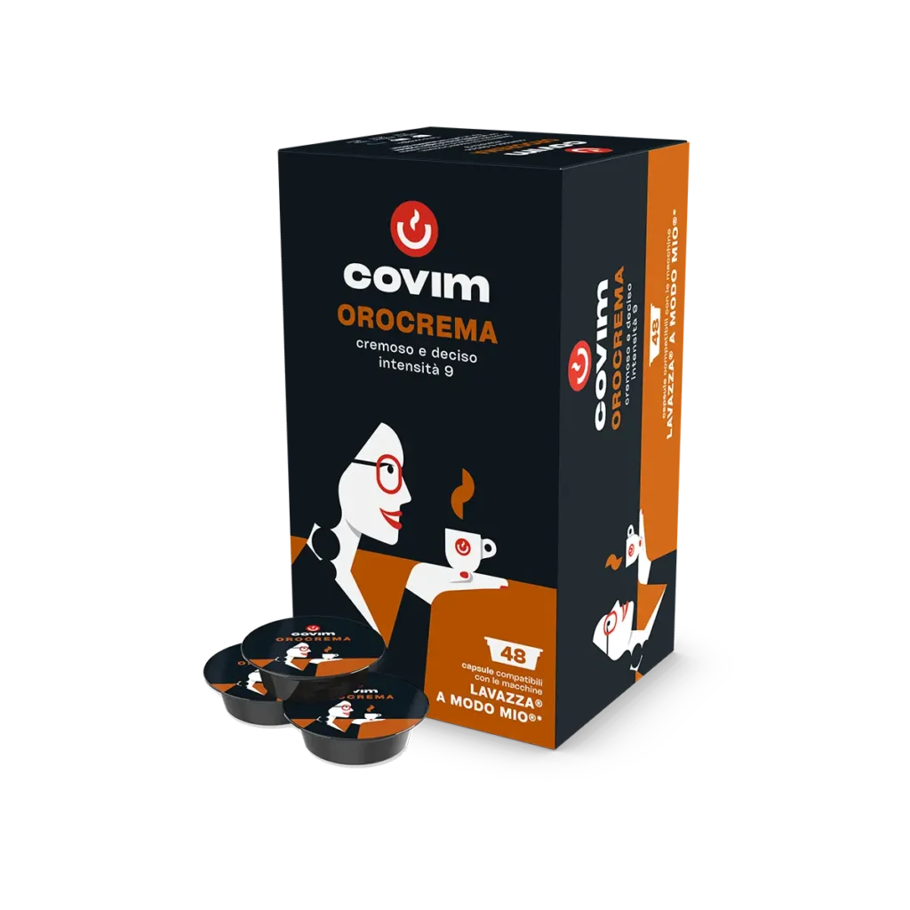 48×2 Capsule A Modo Mio Covim Oro Crema