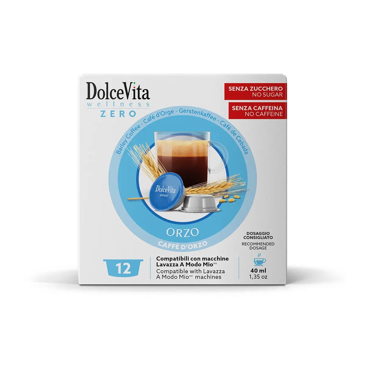 12 Capsule A Modo Mio Dolce Vita Orzo