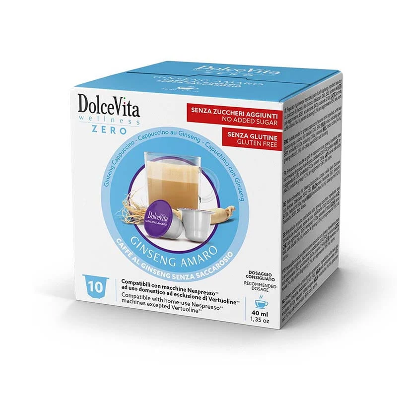 10 Capsule Nespresso Dolce Vita Ginseng Amaro