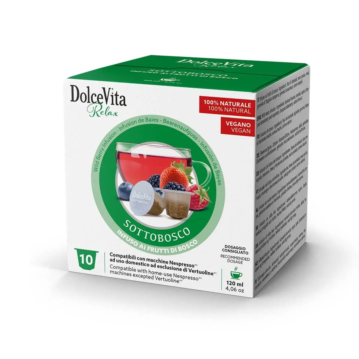 10 Capsule Nespresso Dolce Vita Sottobosco
